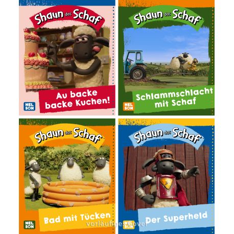 24er Shaun das Schaf 1-4
