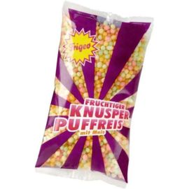Frigeo Fruchtiger Knusper Puffreis mit Mais Beutel 80g