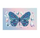 DOTZIES® Original Diamond Painting Mäppchen „Butterfly Days 21,5 x 14 cm, DIY Kreativset mit Diamant Mosaiksteinen für