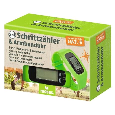 Expedition Natur 2 in 1 Schrittzähler   Armbanduhr
