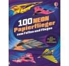 100 Neon Papierflieger
