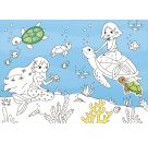 Mein Sticker-Malbuch. Meerjun