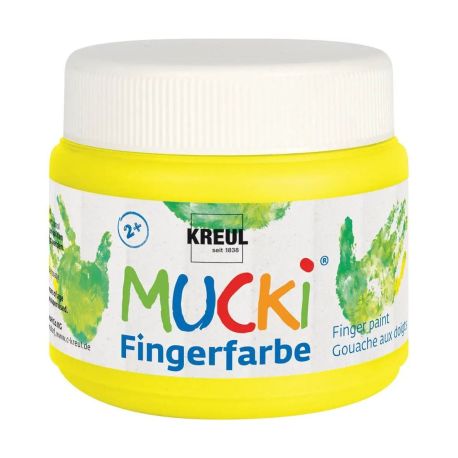MUCKI Fingerfarbe Gelb 150 ml