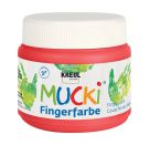 MUCKI Fingerfarbe Rot 150 ml