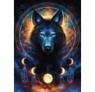 Leuchtender Wolf