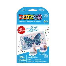 DOTZIES® Original Diamond Painting Mäppchen „Butterfly Days 21,5 x 14 cm, DIY Kreativset mit Diamant Mosaiksteinen für
