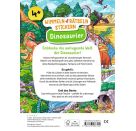 Ravensburger Wimmeln, Rätseln, Stickern: Dinosaurier - Stickerbuch ab 4 Jahren, 13 Wimmelbilder, über 300 Sticker, Din