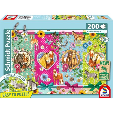 Pferdeglück 200 Teile Gras