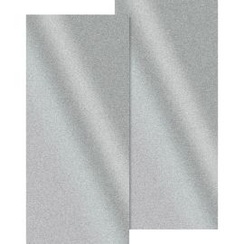 Wachsplatte 17,5x8cm alusilber 2er