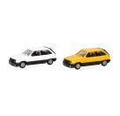 herpa - MiniKit Opel Corsa A SR, weiß und gelb (2 Stück)