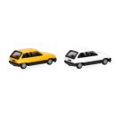 herpa - MiniKit Opel Corsa A SR, weiß und gelb (2 Stück)