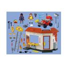 Feuerwehr-Quad mit Burger-Bude