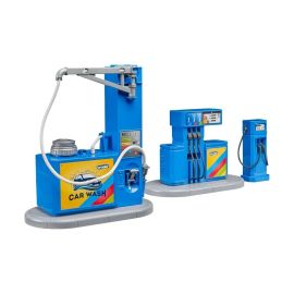 bruder 62113 Zubehör: Tankstelle mit Waschplatz