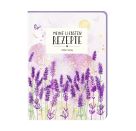 Meine liebsten Rezepte - Lavendel - Einschreibbuch