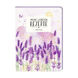 Meine liebsten Rezepte - Lavendel - Einschreibbuch