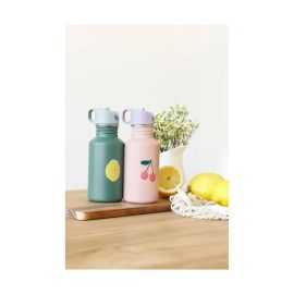 Trinkflasche Stainless Steel Happy Fruits Cherry
