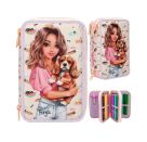TOPModel 3 Fach Federtasche SUNNY DOG