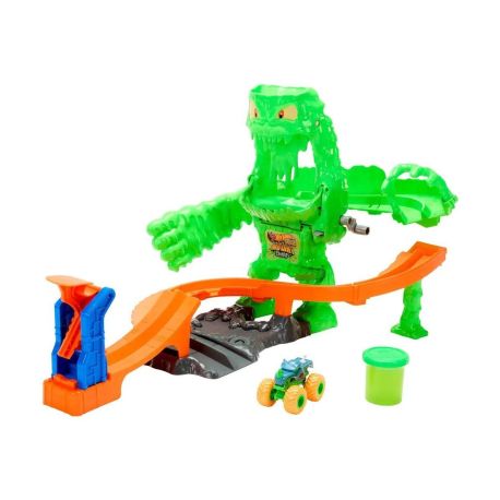 Hot Wheels Monster Trucks 1:64 Mutant Chaos Ooze Monster Playset