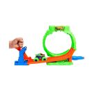 Hot Wheels Monster Trucks Mutant Chaos, Spielset Loop-Challenge mit Wreckin’ Wolf Spielzeug-Truck und Slime