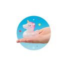 RP Badeente Glitzer-Einhorn, 3-fach sortiert Dieses transparente Bade-Einhorn in schimmernder Glitzer-Optik und mit go