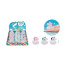 RP Badeente Glitzer-Einhorn, 3-fach sortiert Dieses transparente Bade-Einhorn in schimmernder Glitzer-Optik und mit go