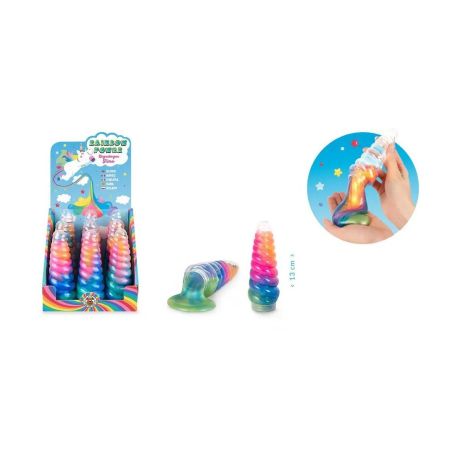 RP Slime Regenbogen 115g Schimmernder Einhorn-Slime für magischen Spielspaß! Dieser glitzernde Slime begeistert mit vi