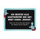 Was passiert, wenn ich dran lecke?