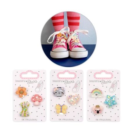 Sneaker Charms - Herz, Stern   Blume