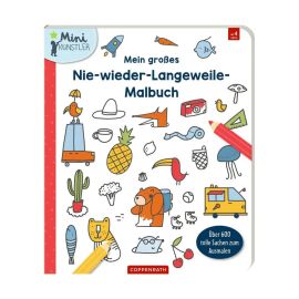 Mein großes Nie-wieder-Langeweile-Malbuch