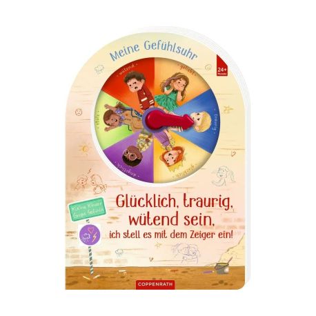 Glücklich, traurig, wütend sein, ich stell es mit dem Zeiger ein! - Meine Gefühlsuhr
