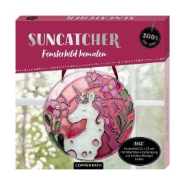 Suncatcher Fensterbild bemalen - Einhorn