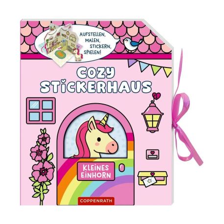 Cozy Stickerhaus - Kleines Einhorn