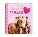 Freundebuch - Meine Freunde - Pferdefreunde - mit Glitzerpatch