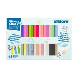 alldoro XXL Straßenmalkreide-Set (51-teilig)