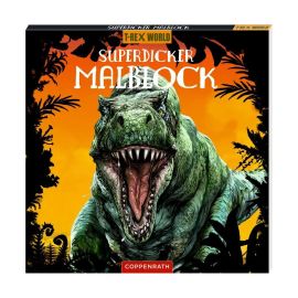 Superdicker Malblock - 70 spannende Motive! (T-Rex World)