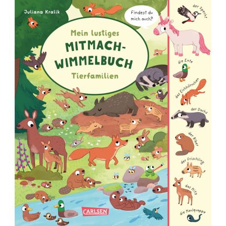 Mitmach-Wimmel: Tierfamilien