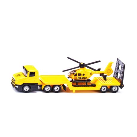 SIKU 1610 Super Tieflader mit Helikopter