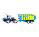 SIKU 1947 Traktor mit Silagewagen 1:50