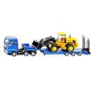 SIKU 1790 MAN LKW mit Tieflader und  JCB Radlader