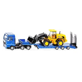SIKU 1790 MAN LKW mit Tieflader und  JCB Radlader