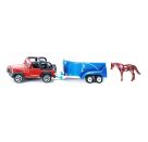 SIKU 1651 Jeep mit Pferdeanhänger