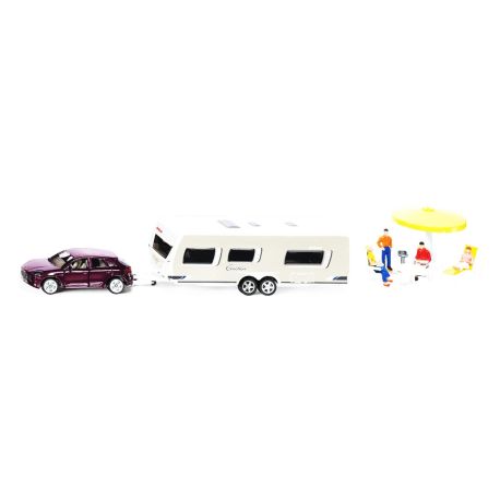 SIKU 2542 PKW mit Wohnwagen 1:55