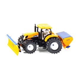 SIKU 2940 Traktor mit Räumschild und Streuer