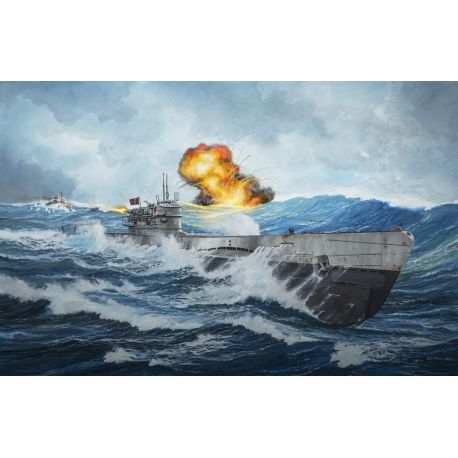 German Submarine Type IX C/40 U190, Revell Modellbausatz