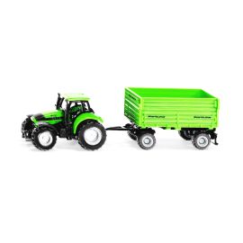 SIKU 1606 DEUTZ-FAHR mit Fortuna 2-Achs Anhänger