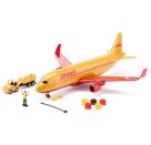 DHL Frachtflugzeug mit Zubehör