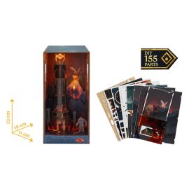 Tiny Adventures - Herr der Ringe Barad-D r , Book Nook Miniaturwelt aus Holz zum Zusammenbauen
