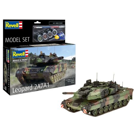 Model Set Leopard 2A7A1, Revell Modellbausatz mit Basiszubehör