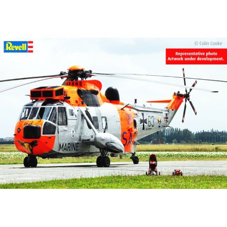 Model Set Westland Sea King Mk.41/HU.5, Revell Modellbausatz mit Basiszubehör