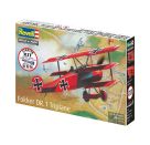 Starter Kit Fokker DR.1 Triplane, Revell Modellbausatz mit Basiszubehör